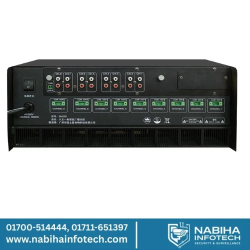 DA8060/DA8125/DA8250 8 Channels Digital Power Amplifier