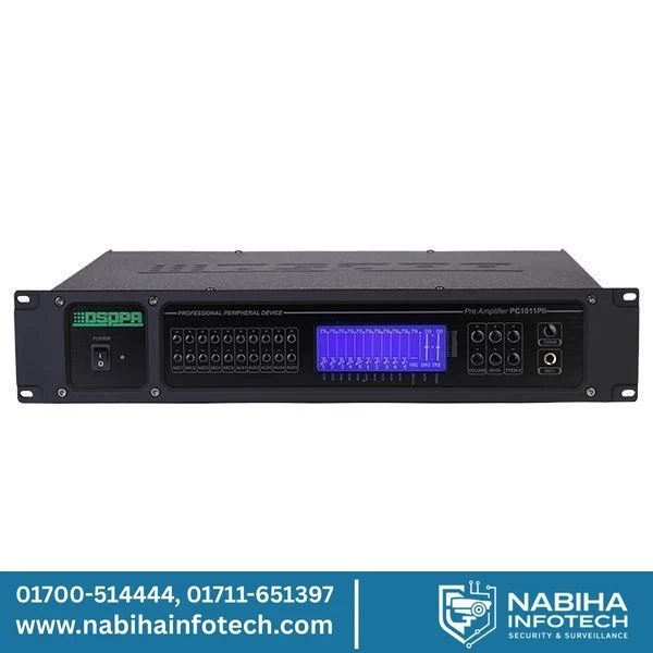 PC1011PII 5 Mic 5 Aux 12 Inputs Preamplifier