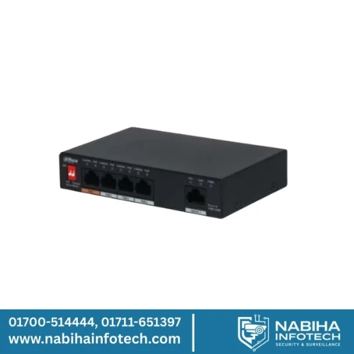 Dahua PFS3009-8ET1GT-96 8-Port PoE Switch – 96W Budget