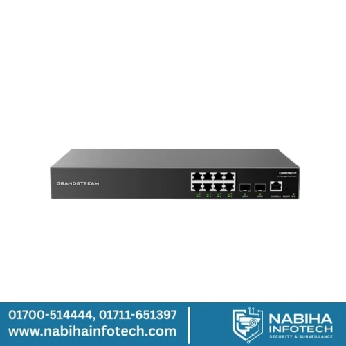 Grandstream GWN7801P 8-Port Gigabit Layer 2+ Managed PoE Switch