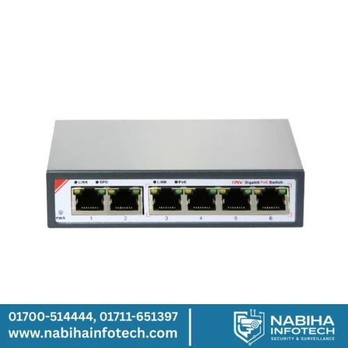 ONV POE31064PL 4-Port Fast Ethernet PoE Switch