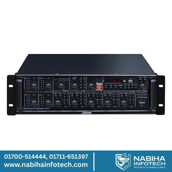 MP912 4x4 Matrix Mixer Amplifier