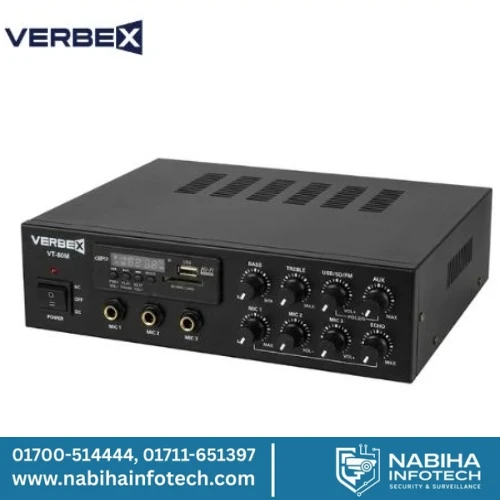 Verbex VT-50M 50-Watt with Bluetooth, USB and Echo Amplifier