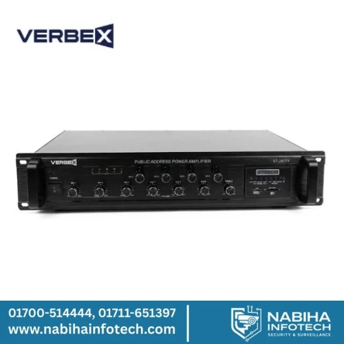 Verbex VT-280TF 280-Watt with Bluetooth, USB and 4 Zones Professional Amplifier for Masjid and Industry