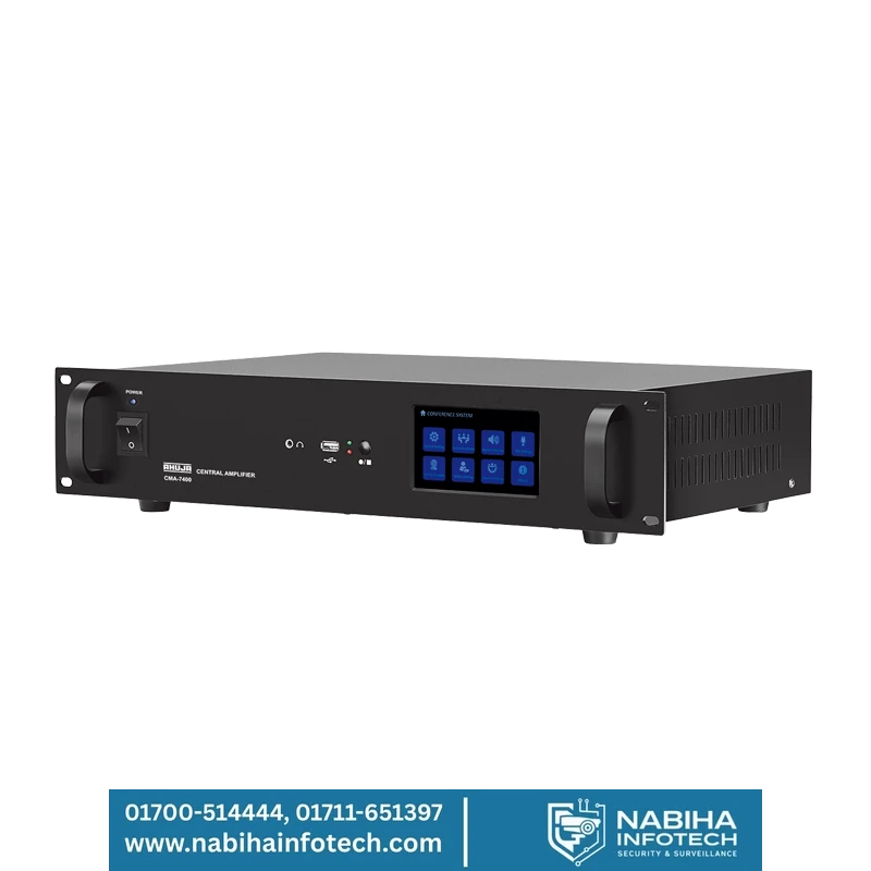 Ahuja CMA-7400 50-Watts Central Amplifier – High-Performance Audio Control Solution for Professional Conference and PA Systems
