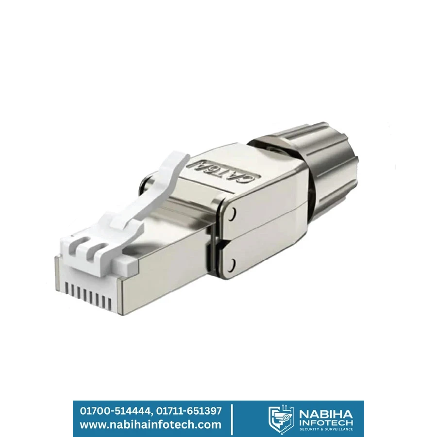 Safenet 46-4002WT CAT-6A Shielded Toolless RJ45 Connector