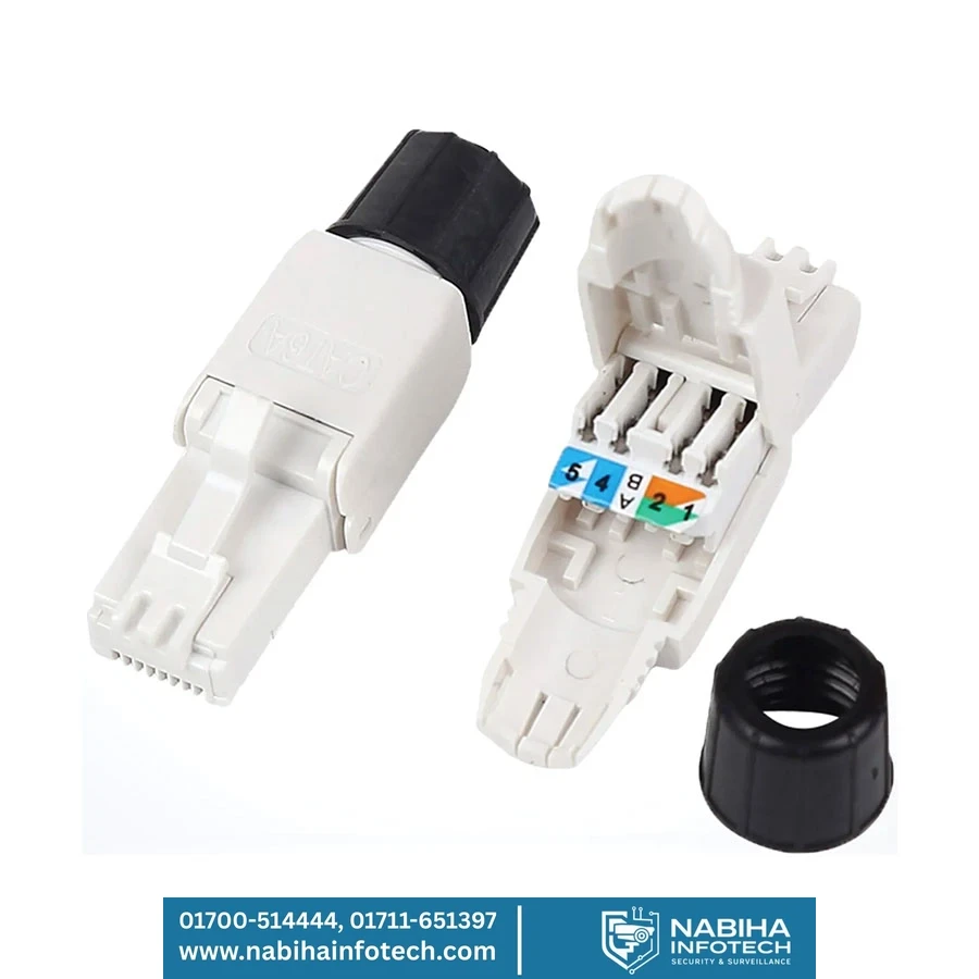 Safenet 36-3002WT CAT-6 Unshielded Toolless RJ45 Connector