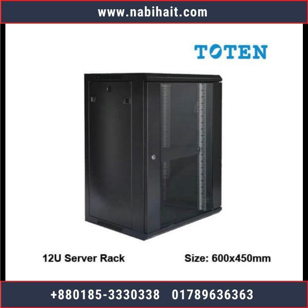 Toten 12U 600mm/450mm Wall Mounted Close Rack in Bangladesh