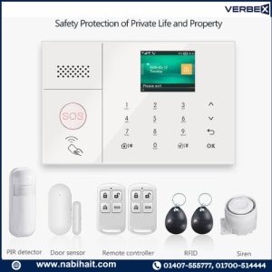 Verbex VT-PG108 Alarm System for Home Burglar Security 433MHz WiFi GSM Alarm Wireless Tuya Smart House App Control